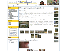 Tablet Screenshot of offroadpark.cz